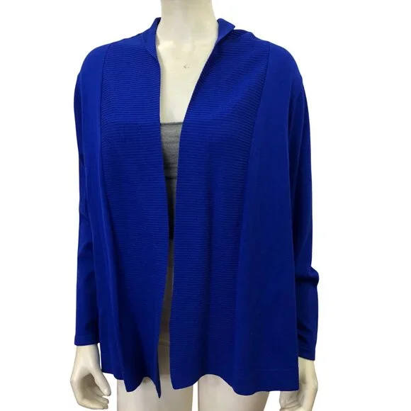 Leo & Nicole Womens Open Cardigan Sweater‎ PL NWT - Picture 2 of 6